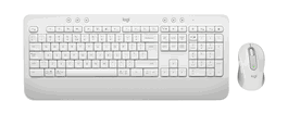 Logitech 920-011022 Clavier sans fil MK650 Signature Business avec pavé numérique et souris confort - Français AZERTY - Blanc
