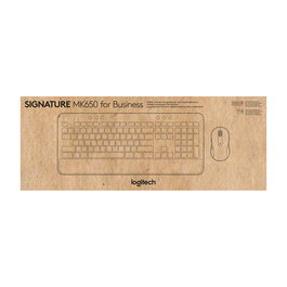 Logitech 920-011022 Clavier sans fil MK650 Signature Business avec pavé numérique et souris confort - Français AZERTY - Blanc