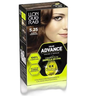 Llongueras COLOR ADVANCE 5,25-marrón chocolate Babre Coloration Permanente