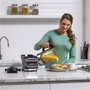 Ninja HB150EU - Blender électrique Foodi avec technologie Auto-iQ, 1000 W, 2 bouteilles de 700 ml et couvercles voyage, acier inoxydable, pour smoothies et soupes
