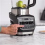 Ninja HB150EU - Blender électrique Foodi avec technologie Auto-iQ, 1000 W, 2 bouteilles de 700 ml et couvercles voyage, acier inoxydable, pour smoothies et soupes