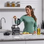 Ninja HB150EU - Blender électrique Foodi avec technologie Auto-iQ, 1000 W, 2 bouteilles de 700 ml et couvercles voyage, acier inoxydable, pour smoothies et soupes