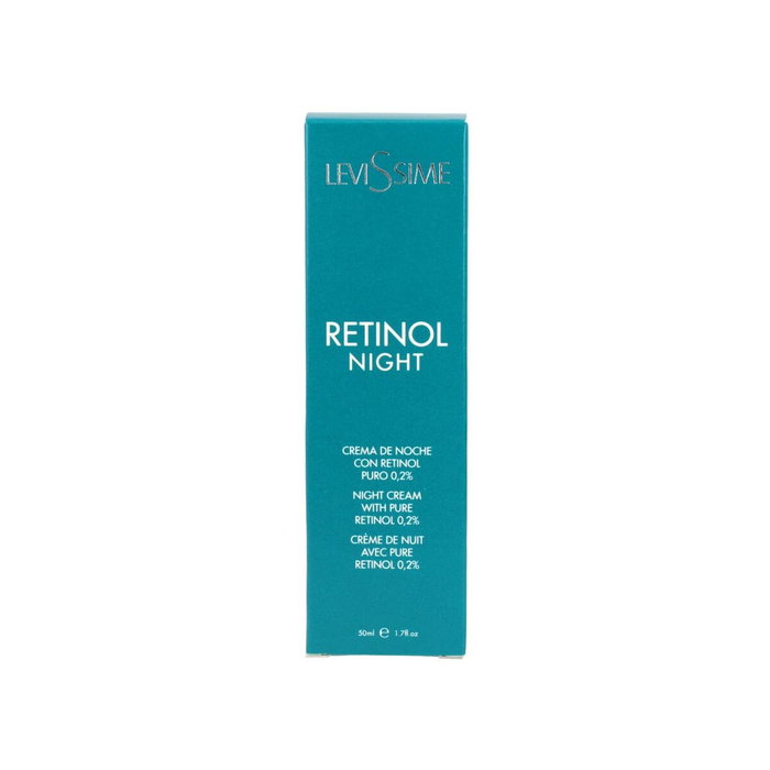 Levissime Crème de Nuit Retinol Night 50 mL - Retinol Pur 0.2%, Niacinamide - Pour Peau Lisse, Hydratée, Uniforme - Anti-rides et Taches Levissime Crème de Nuit Retinol Night 50 mL - Retinol Pur 0.2%, Niacinamide - Pour Peau Lisse, Hydratée, Uniforme - Anti-rides et Taches
