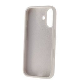 Muvit Coque Recycletek silicone liquide pour iPhone 16 Nude