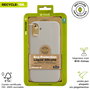 Muvit Recycletek Coque Apple en Silicone Liquide Éco-certifié GRS - Protection Anti-traces et Antidérapante