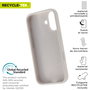 Muvit Recycletek Coque Apple en Silicone Liquide Éco-certifié GRS - Protection Anti-traces et Antidérapante