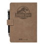 ERIK - Carnet A5 Jurassic Park Premium 92 Pages avec Stylo Projecteur Logo - Couverture Rigide Fermeture Bouton Pressoir