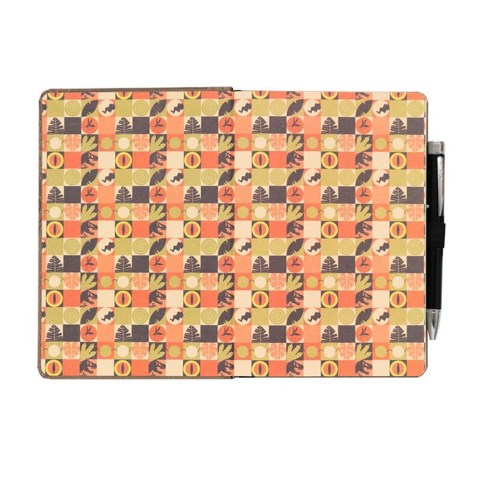 ERIK - Carnet A5 Jurassic Park Premium 92 Pages avec Stylo Projecteur Logo - Couverture Rigide Fermeture Bouton Pressoir ERIK - Carnet A5 Jurassic Park Premium 92 Pages avec Stylo Projecteur Logo - Couverture Rigide Fermeture Bouton Pressoir