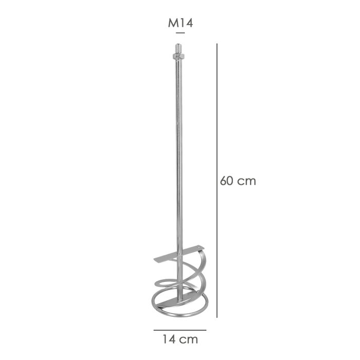 WOLFPACK LINEA PROFESIONAL Mélangeur de colle de remplacement M14 140x600 mm