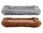 Mascow Lit pour chien moelleux 55x85 cm (Assortiment Gris/Marron)