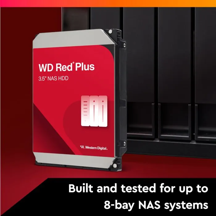 Western Digital Red Plus WD80EFPX 8 To 3,5 pouces SATA