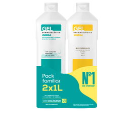 INIBSA Pack Gel Dermatologique 1L et Multicéréales 1L