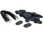 Nature Set de fixation 26 attaches avec fils pour canisses plastiques, brise-vue et écrans artificiels, Noir