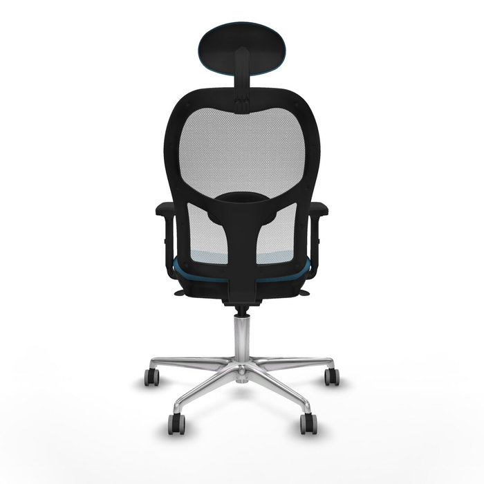 Piqueras y Crespo 2D086G1 Chaise de Bureau Blanc Vert pétrole
