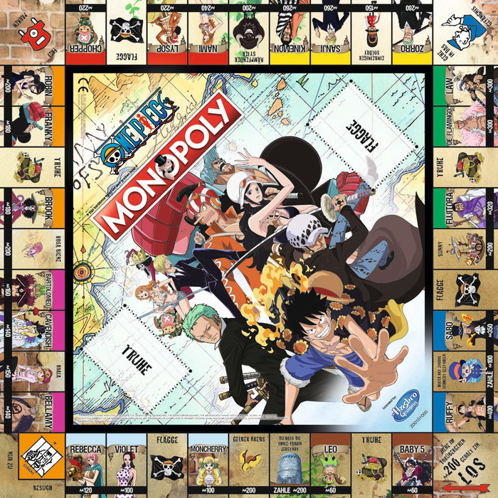 Winning Moves Monopoly One Piece (New Case) - Allemand