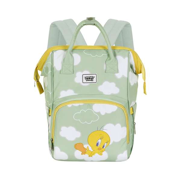 Karactermania Tweety Mochila Mommy Clouds - Sac à dos maternité pour affaires de bébé - 40 x 25 x 20 cm - Vert - Polyester