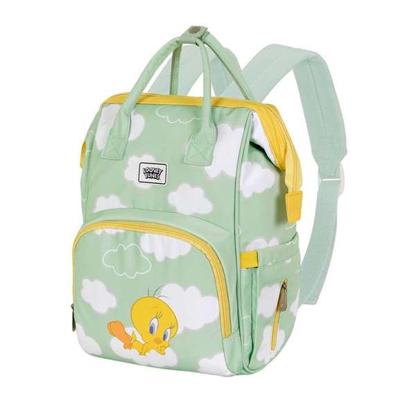 Karactermania Tweety Mochila Mommy Clouds - Sac à dos maternité pour affaires de bébé - 40 x 25 x 20 cm - Vert - Polyester