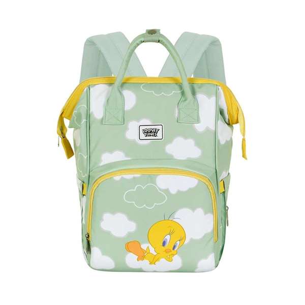 Karactermania Tweety Mochila Mommy Clouds - Sac à dos maternité pour affaires de bébé - 40 x 25 x 20 cm - Vert - Polyester