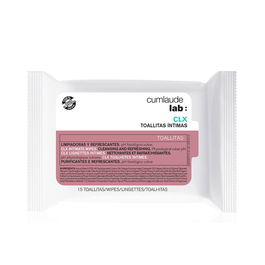 Cumlaude Lab Lingettes HYGIÈNE INTIME CLX - Soin et Fraîcheur Intime - 15 unités