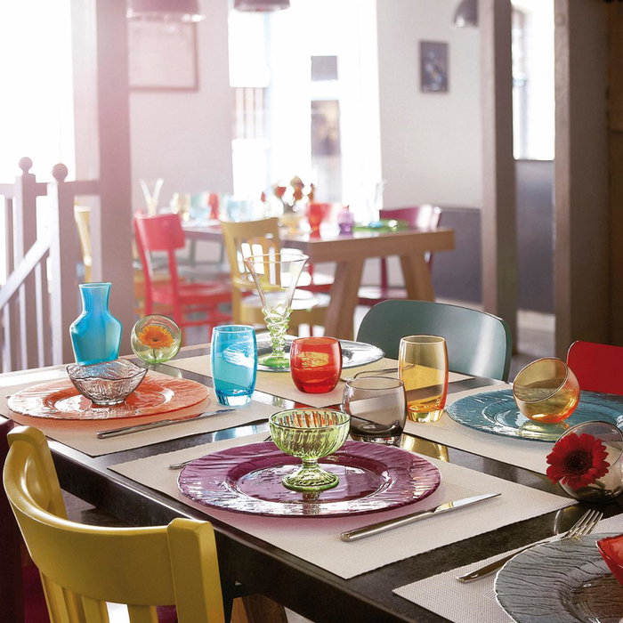 Arcoroc Lot de 6 Verres Bas Color Studio 32 cL en Verre Gris