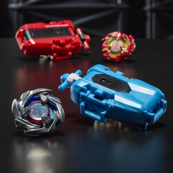 HASBRO Beyblade X Cobalt Dragoon 2-60C avec Lanceur à Corde Deluxe