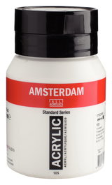 Amsterdam Standard Series Couleur Acrylique Blanc de Titane 105, 500 ml