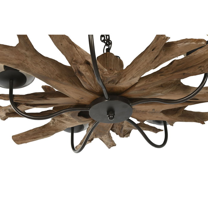 Suspension Home ESPRIT Fer bois de teck 90 x 90 x 35 cm