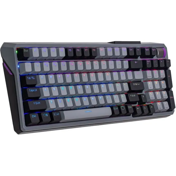 Cooler Master MK-770-GKKR1-FR Clavier Gamer Mécanique Sans Fil 96% AZERTY RGB - Switches Kailh Box V2 Hot-Swap Bluetooth 5.1 USB-C