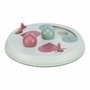 Trixie Flip Board - Jeu d'activité pour chat et chien - Ø 23 cm - Gris clair, baie et rose