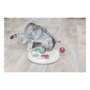 Trixie Flip Board - Jeu d'activité pour chat et chien - Ø 23 cm - Gris clair, baie et rose