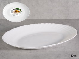 Vivalto Bandeja Clásica Opal 30cm Blanc Verre (Set de 24)