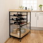Vinthera Carro Multiestancia Moa 75x40x91,5 cm Noir Métal