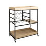 Vinthera Carro Multiestancia Moa 75x40x91,5 cm Noir Métal