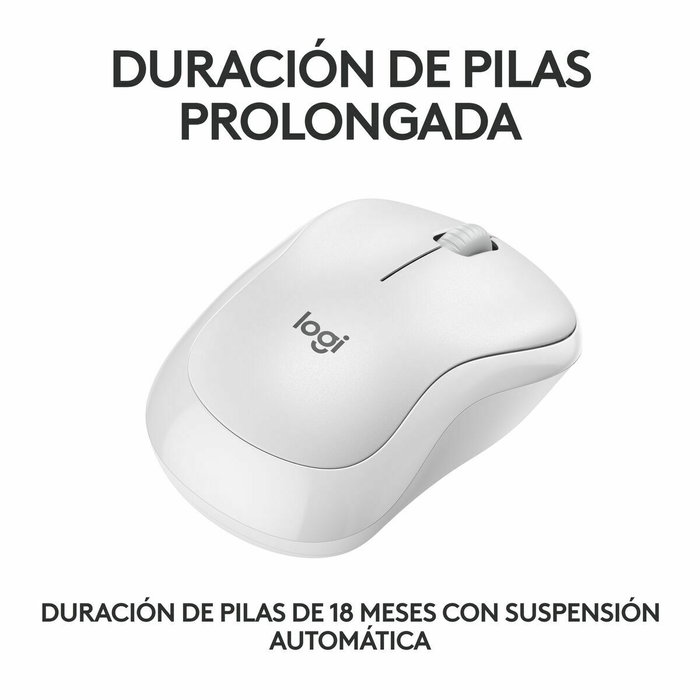 Logitech M240 Silent Souris Bluetooth Blanc cassé