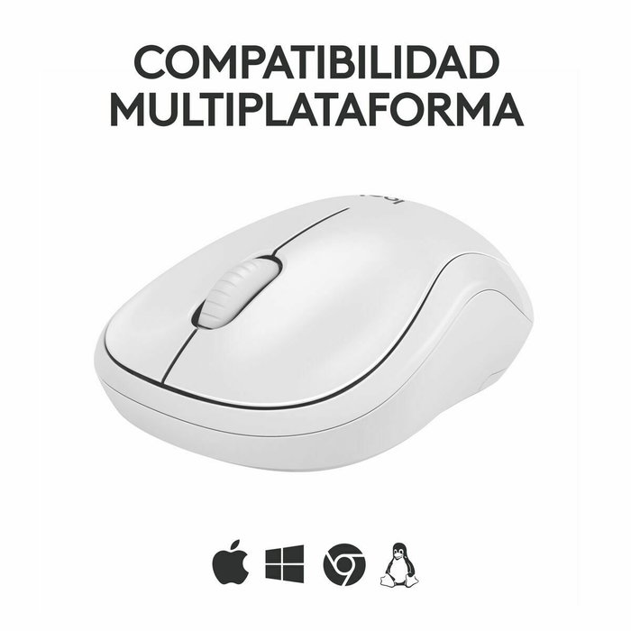 Logitech M240 Silent Souris Bluetooth Blanc cassé