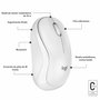 Logitech M240 Silent Souris Bluetooth Blanc cassé