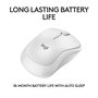 Logitech M240 Souris Bluetooth sans fil silencieuse (clic réduit 90%), autonomie 18 mois, compacte, ambidextre, compatible Windows/macOS/ChromeOS/Android
