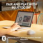 Logitech M240 Souris Bluetooth sans fil silencieuse (clic réduit 90%), autonomie 18 mois, compacte, ambidextre, compatible Windows/macOS/ChromeOS/Android