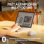 Logitech M240 Souris Bluetooth sans fil silencieuse (clic réduit 90%), autonomie 18 mois, compacte, ambidextre, compatible Windows/macOS/ChromeOS/Android