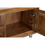 DKD Home Decor Meuble de télévision Marron Noir Marron Clair