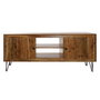 DKD Home Decor Meuble de télévision Marron Noir Marron Clair