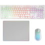 Pack Gaming Mars Gaming MCPWXWES Blanc Espagnol Qwerty (3 Unités)