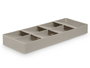 Kinvara Support à couverts assortis gris 40x4x15 cm (Set de 12)