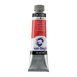 Van Gogh Peinture à l'huile Rouge Cadmium Moyen 314, Tube 40 ml