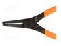 BAHCO Pince à anneaux extérieurs courbe 85-165mm