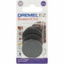 Dremel Lot de 6 Disques de Ponçage S411 EZ SpeedClic Grain 60 Ø 30mm