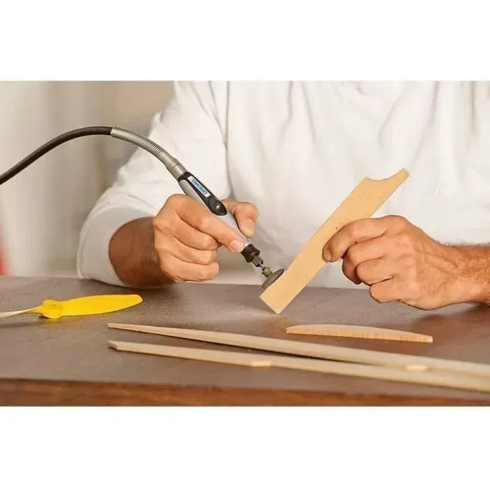 Dremel Disque de Ponçage S411 EZ SpeedClic - Lot de 6, Grain 60, Diamètre 30 mm - Pour ponçage léger et façonnage