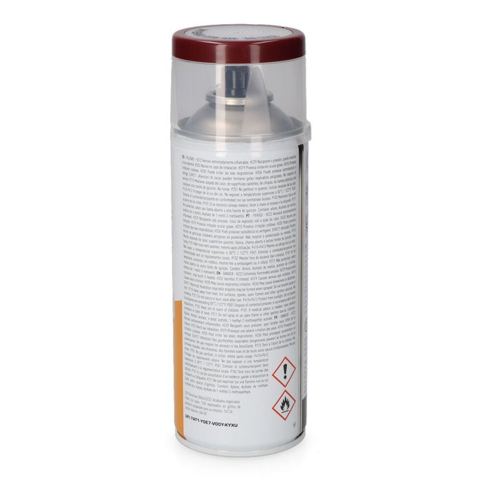 Koma Tools Peinture acrylique en spray RAL 3005 rouge vin finition brillante, 300 ml