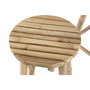 Ensemble Table + 2 Chaises Home ESPRIT Bambou 50 x 50 x 105 cm