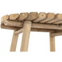 Ensemble Table + 2 Chaises Home ESPRIT Bambou 50 x 50 x 105 cm